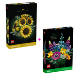 Combo Esencia de la Pradera: Ramo de Girasoles (11502) y Ramo de Flores Silvestres (10313)