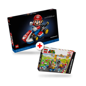 Combo Super Mario: Mario Kart™: Mario y Kart estándar (72037) y Mario Kart™: Set Bebé Peach y Grand Prix (72036)
