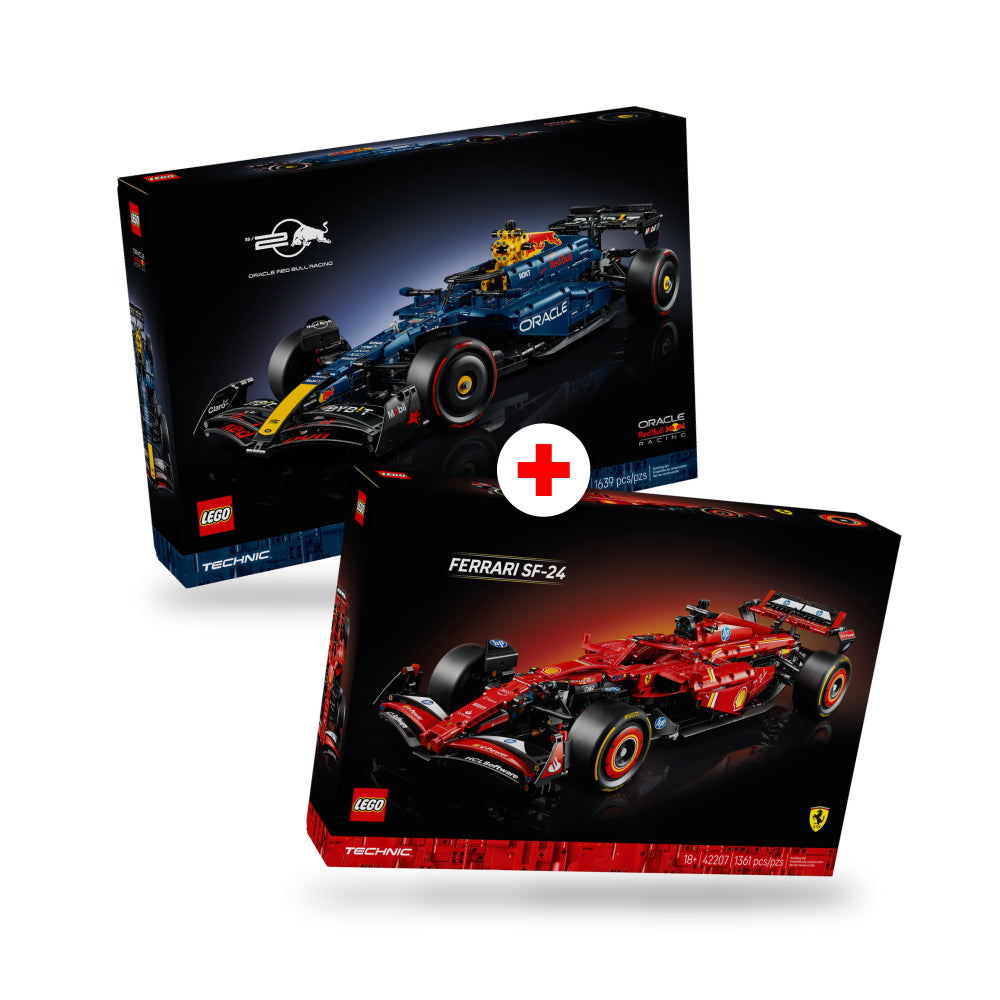 Combo Technic: Auto Oracle Red Bull Racing RB20 F1 (42206) y Auto Ferrari SF-24 F1 LEGO® Technic (42207)