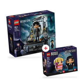 Combo Merlina: Figura de Merlina Addams (76780) y Merlina y Enid (40750)