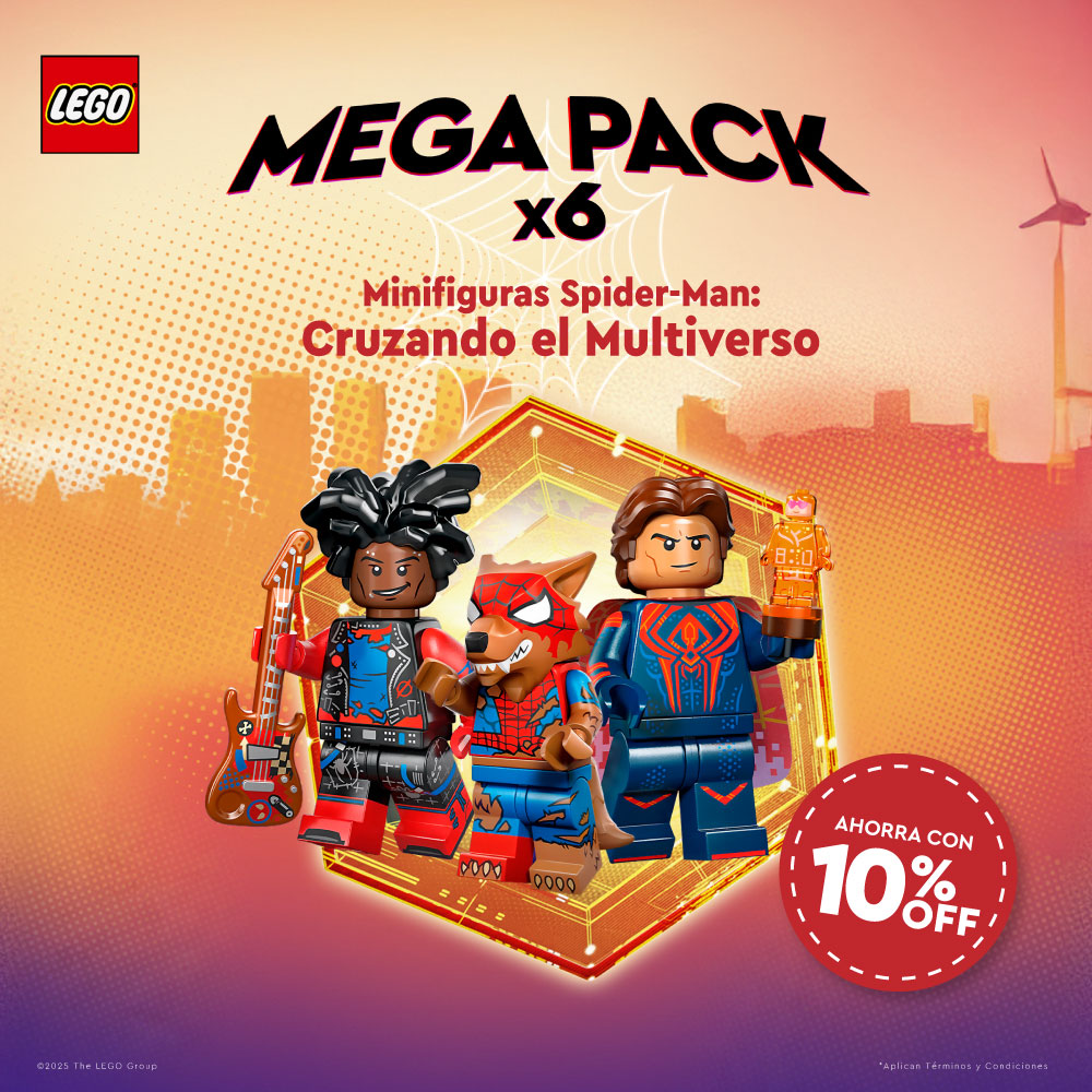 MEGA PACK x6 Minifiguras Spider-Man: Cruzando el Multiverso (Copia)