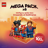 MEGA PACK x6 Minifiguras Spider-Man: Cruzando el Multiverso
