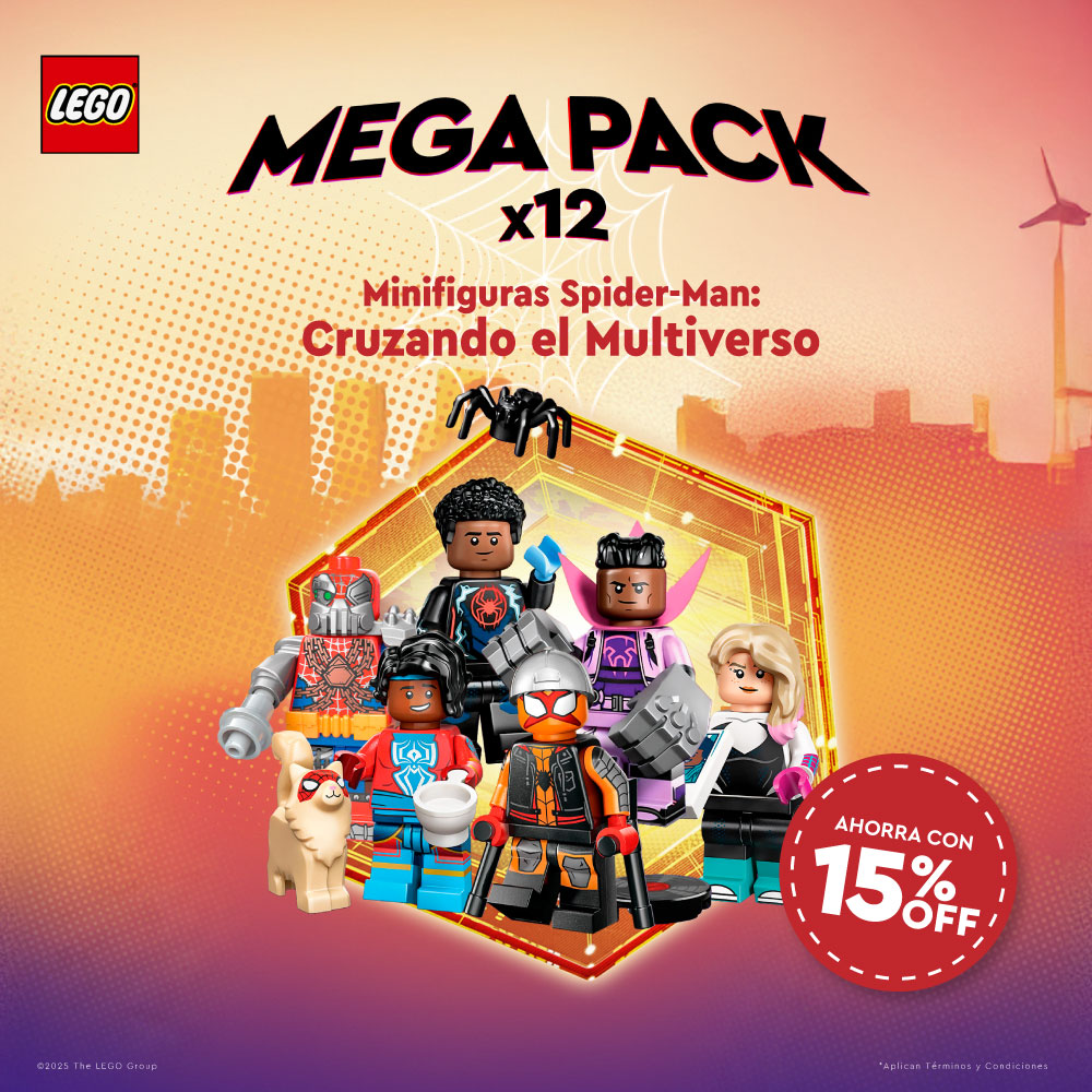 MEGA PACK x12 Minifiguras Spider-Man: Cruzando el Multiverso