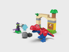Dinosaurio Spidey-Rex vs. Duende Verde