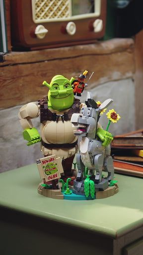 Shrek, Burro y Gato con Botas