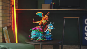 Venusaur, Charizard y Blastoise