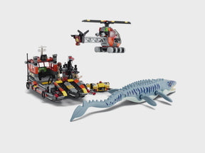 Ataque del Dinosaurio Marino Mosasaurus