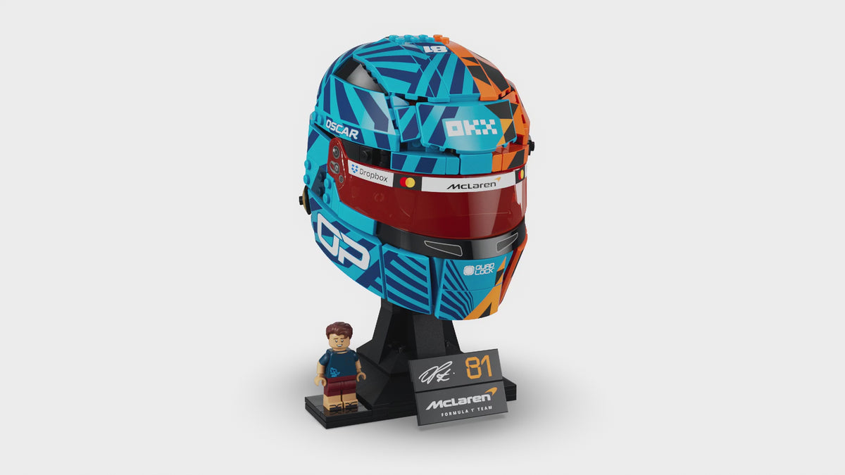 McLaren Mastercard F1® Team: Casco de Oscar Piastri