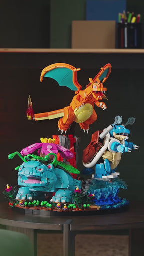 Venusaur, Charizard y Blastoise