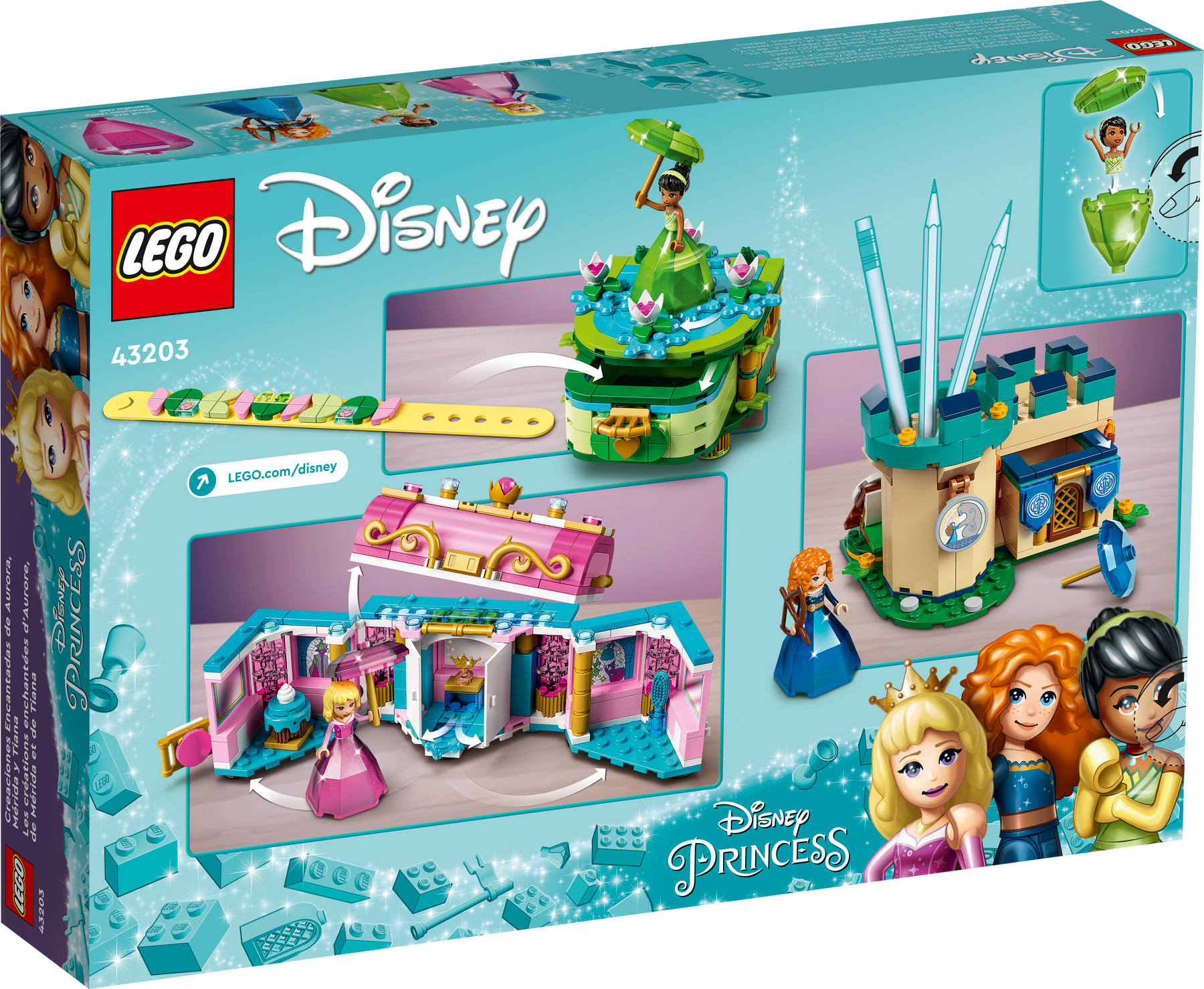 Lego Disney Princess Creaciones Encantadas De Aurora, Merida Y