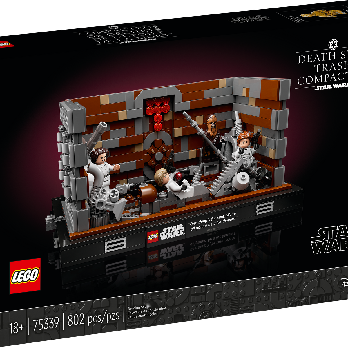 Diorama del Compactador de Basura de la Estrella de la Muerte