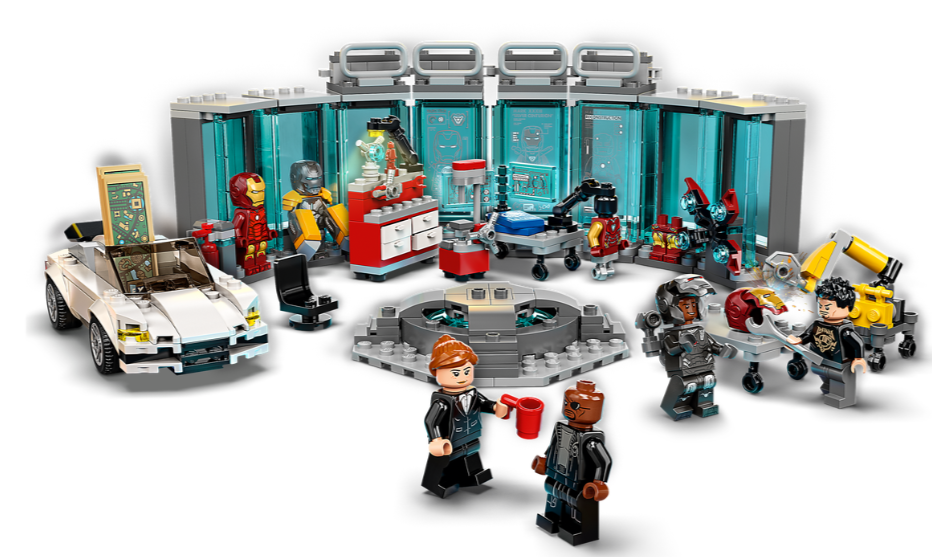Lego de iron man sales
